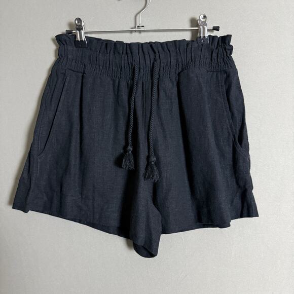 Abercrombie & Fitch‎ sz S black drawstring summer shorts NWT - Picture 1 of 11